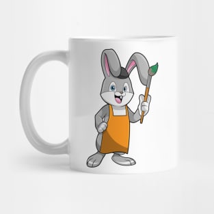 Bunny as Painter with Paint brush Mug